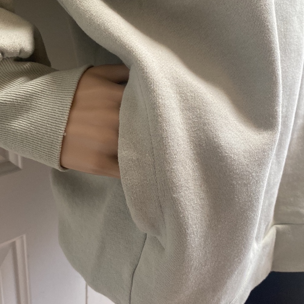 NWOT Zenana Outfitters Womens 1X Sage Green Sweatshirt. So soft! With pockets. - Picture 10 of 12